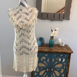 Crochet Overlay Dress, size S